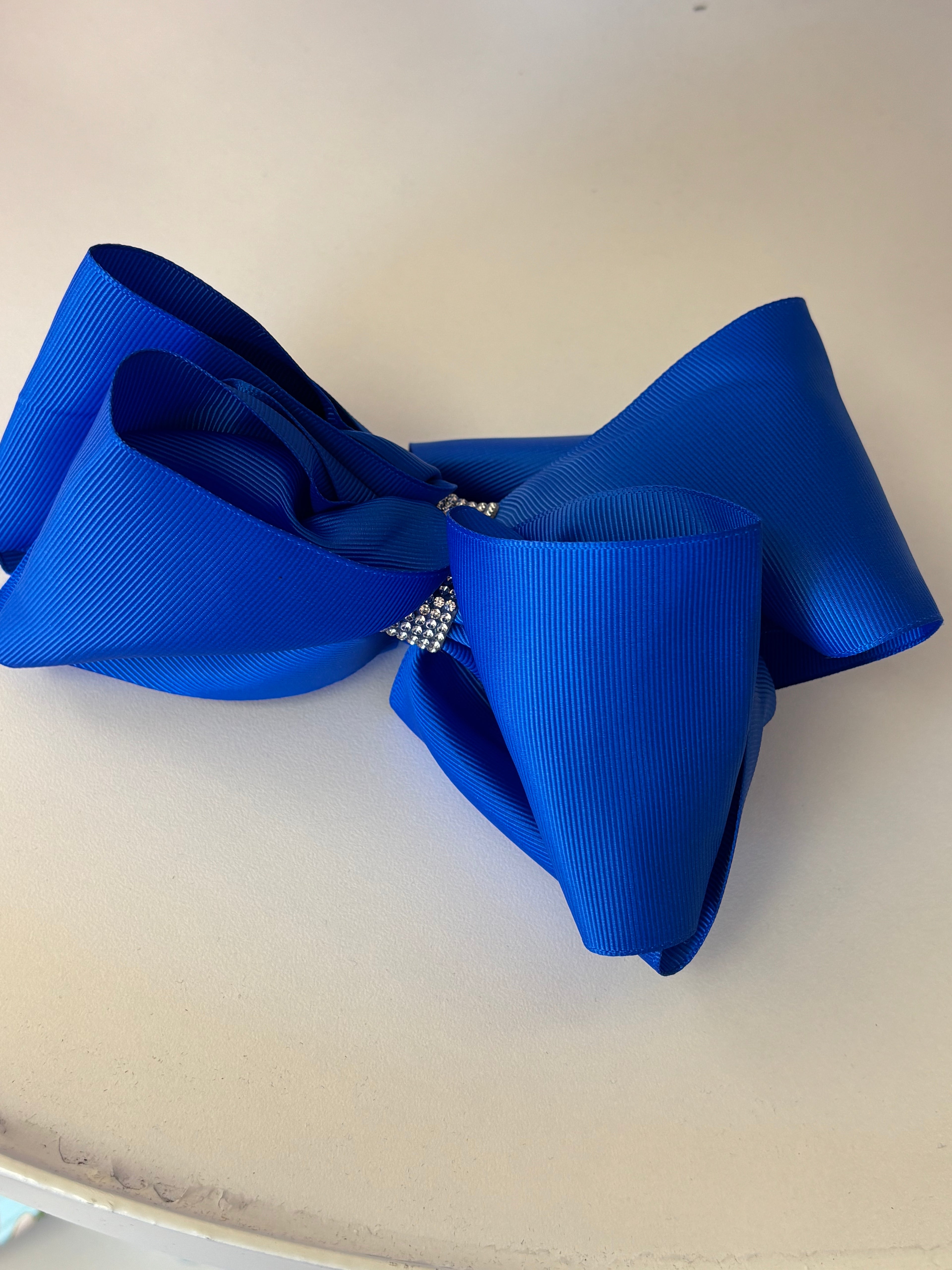Blue hair bow