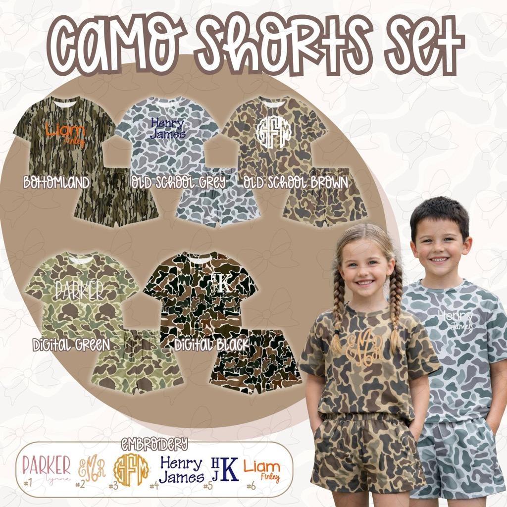 Camo Scallop Set