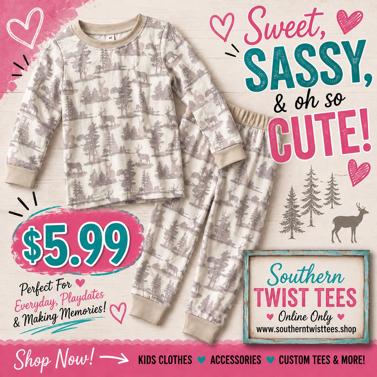 Deer PJs